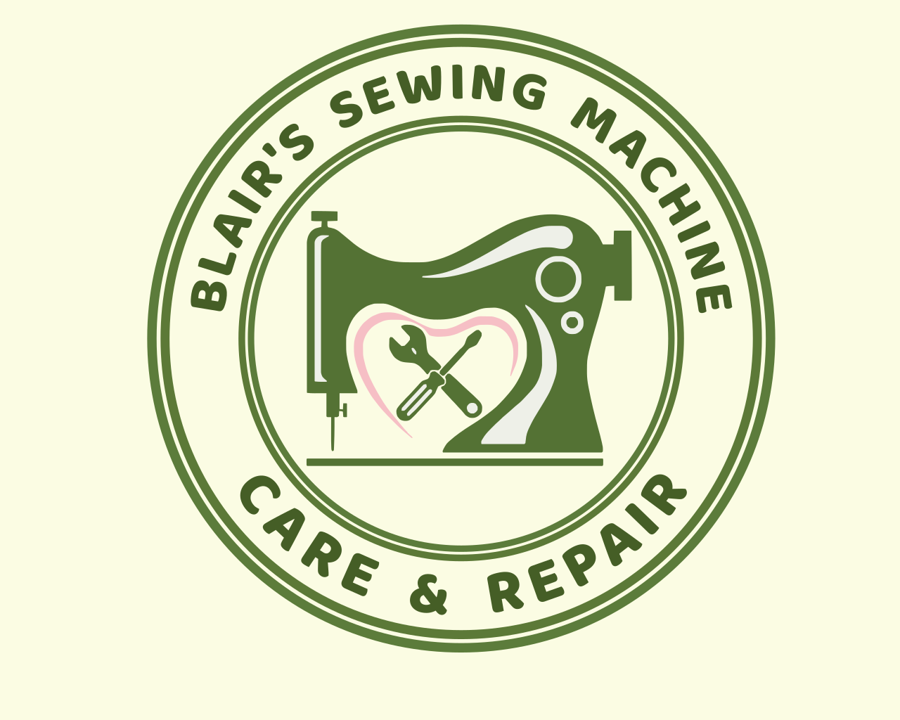 Blair's Sewing Machine Care & Repair logo